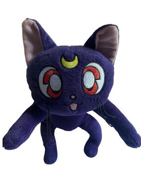 sailor moon luna cat plushie 🌙
